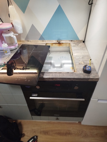 Установка варочных поверхностей 